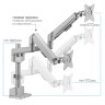 Кронштейн для двух мониторов VLK Trento-95