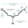 Кронштейн для двух мониторов VLK Trento-95