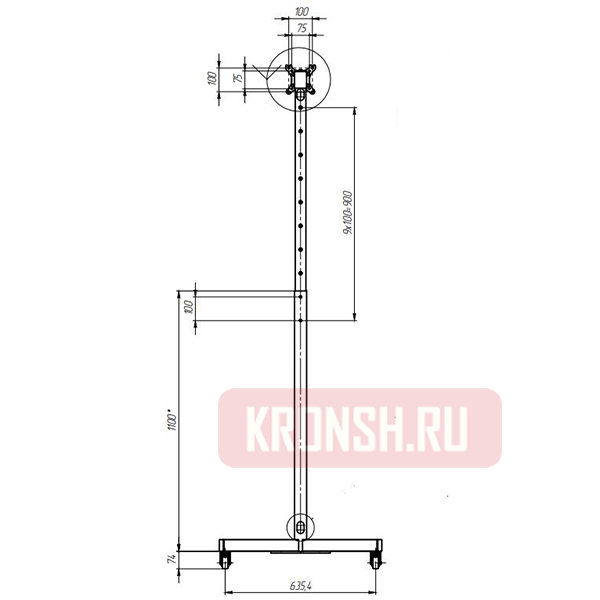 Стенд для монитора ARTKRON STM Turn 1528