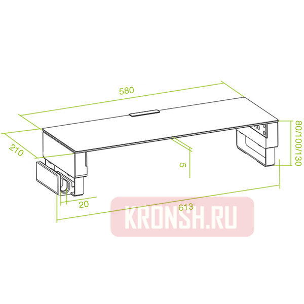 Подставка ErgoFount BTS-91