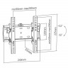 Кронштейн для телевизора iTECHmount PLB-6W (белый)   
