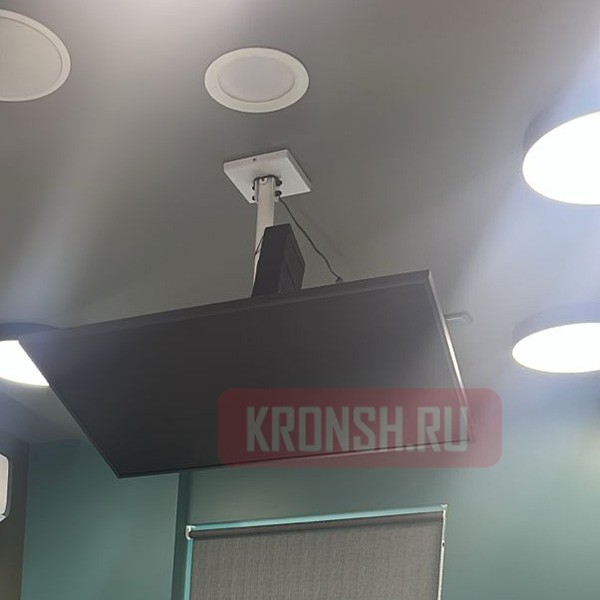 Кронштейн ARTKRON​ DNT-20 (300-500 мм, белый, с фланцем) 