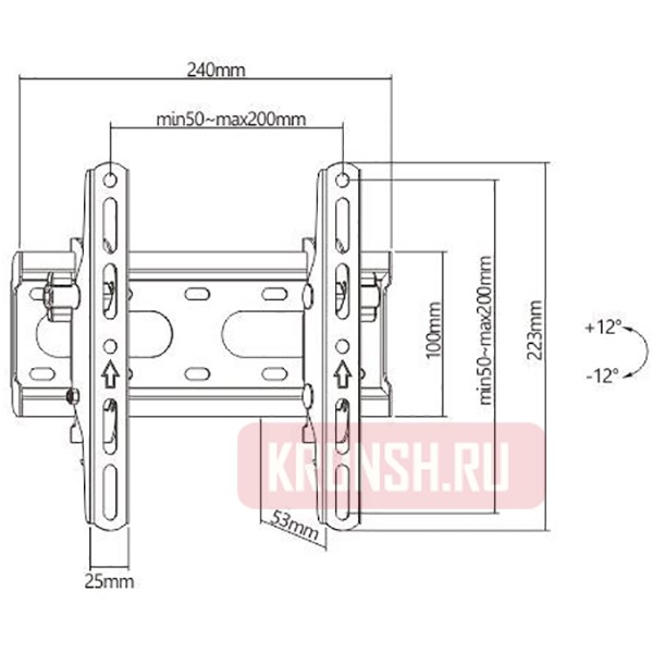Кронштейн для телевизора iTECHmount PLT-220