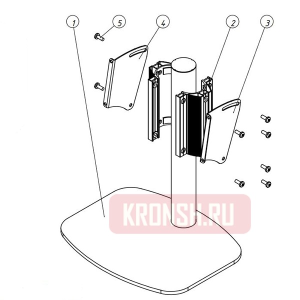 Кронштейн для монитора ARTKRON PMW-35100