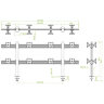 Кронштейн для мониторов ErgoFount TBBS-1600G