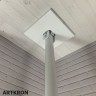 Кронштейн ARTKRON​ DNT-20 (600-1000 мм, белый, с фланцем)  