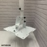Кронштейн ARTKRON​ DNT-20 (600-1000 мм, белый, с фланцем)  