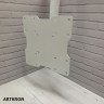 Кронштейн ARTKRON​ DNT-20 (800-1400 мм, белый, с фланцем)  