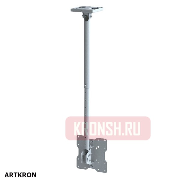 Кронштейн ARTKRON​ DNT-20 (800-1400 мм, белый, с фланцем)  