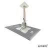 Кронштейн ARTKRON​ DNT-20 (800-1400 мм, белый, с фланцем)  