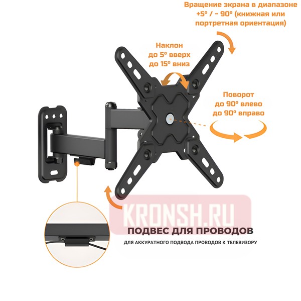 Кронштейн для телевизора iTECHmount LCDN722