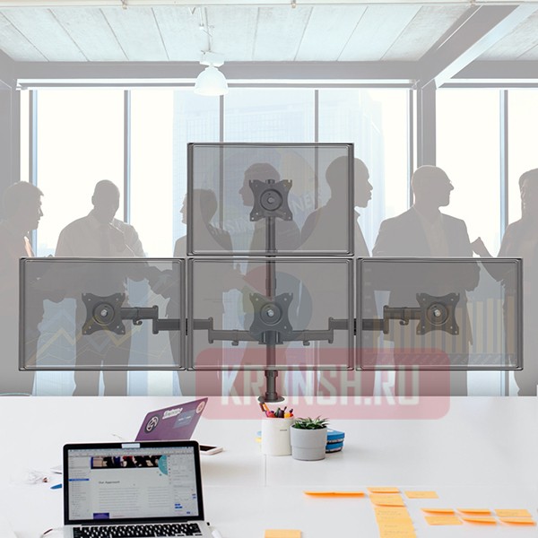 Кронштейн для 4-х мониторов Arm-Media LCD-T16 