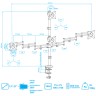 Кронштейн для 4-х мониторов Arm-Media LCD-T16 
