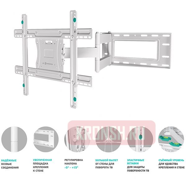 Кронштейн для телевизора Onkron M7LW (белый)