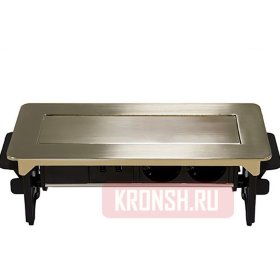 Встраиваемый розеточный блок Mebax M47-3 (3 розетки, 2 USB) 