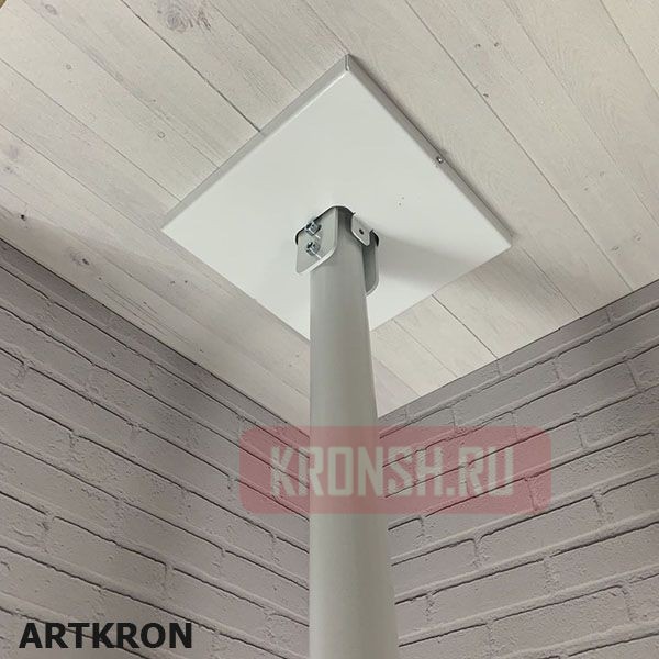 Кронштейн ARTKRON​ DNT-20 (1500-2500 мм, белый, с фланцем)    