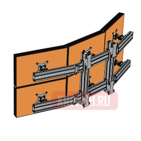 Кронштейн ARTKRON WALL 632 (на шесть мониторов)