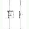 Распорный кронштейн Wize Pro PFC65