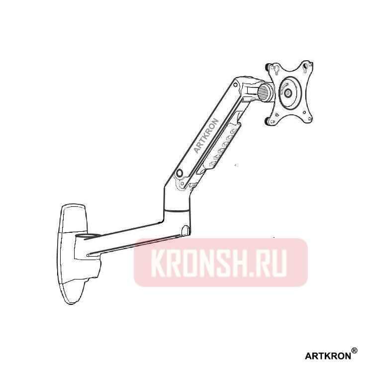 Кронштейн для ноутбука ARTKRON Shelf ART-W2