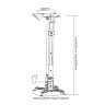 Кронштейн для проектора iTECHmount PRB-15S (серебристый)