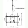 Потолочный кронштейн Wize Pro C75DUNV