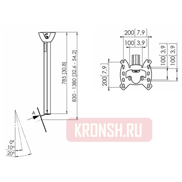 Кронштейн Vogels PFC 585