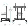 Мобильный стенд Onkron TS1380 (чёрный)   