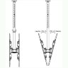 Потолочный кронштейн Wize Pro C75D60A