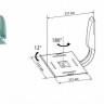 Кронштейн для акустики Trone AK-20 (чёрный)