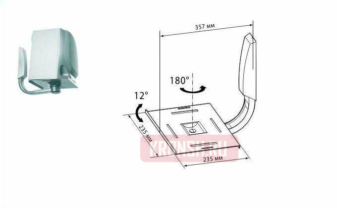 Кронштейн для акустики Trone AK-20 (чёрный)