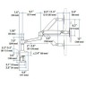 Кронштейн для монитора Ergotron LX (45-490-216) белый)