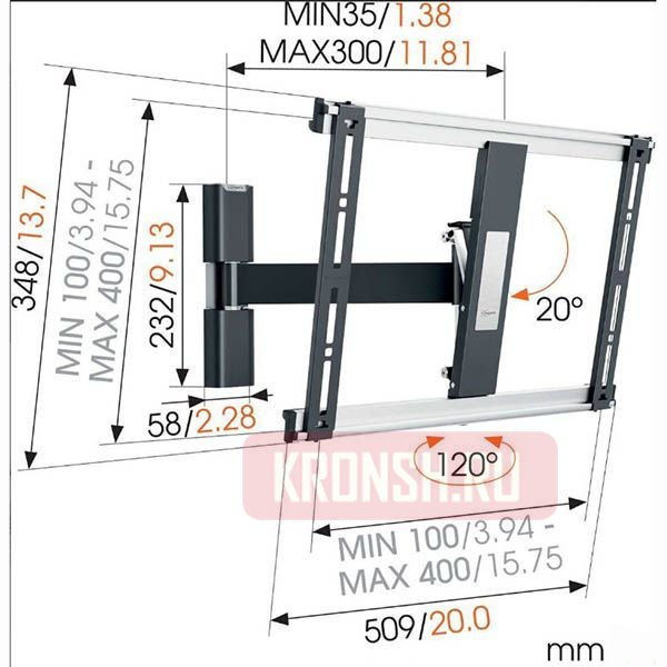 Кронштейн для телевизора Vogels THIN 425