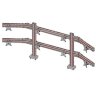 Кронштейн на 8 мониторов ARTKRON 842G (серебристый) 