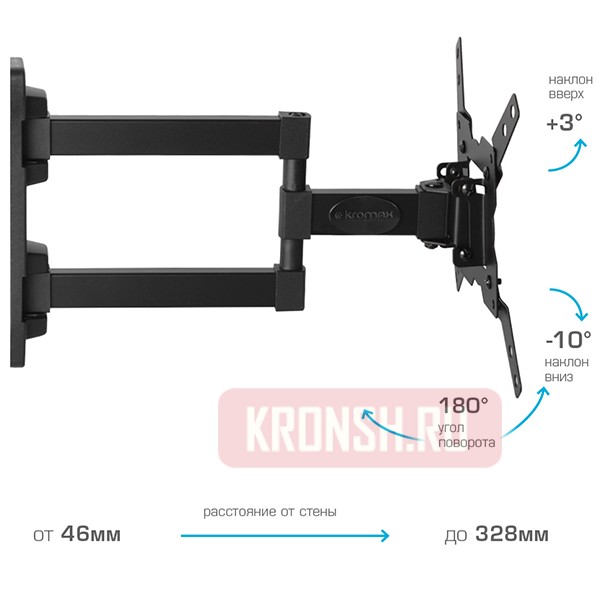 Кронштейн для телевизора Kromax Galactic-12