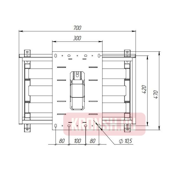 Кронштейн для телевизора ARTKRON Turn-600