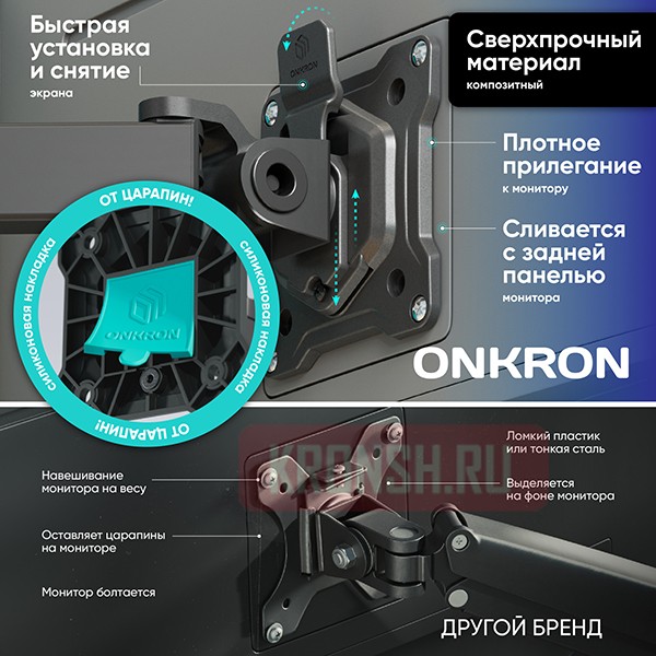Кронштейн для монитора Onkron D121E 