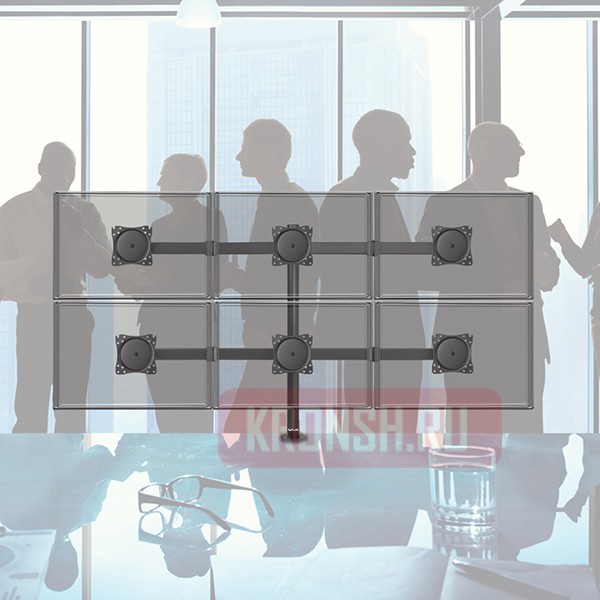 Кронштейн на 6 мониторов VLK Trento-96