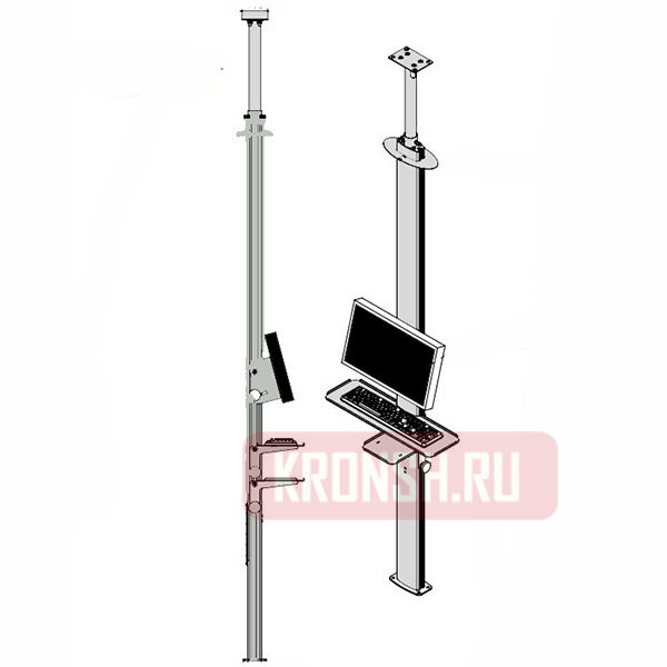 Распорный кронштейн ARTKRON Work Station S-32 (чёрный)