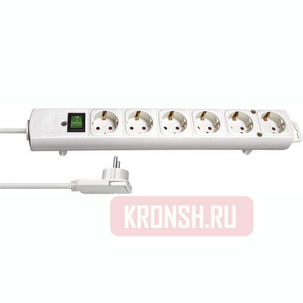Удлинитель Brennenstuhl (6 розеток, 2 м), 1153320100