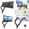 Кронштейн для двух мониторов Uniteki FMGT82B (чёрный)
