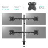 Кронштейн для 4 мониторов Onkron D421E