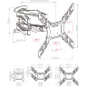 Кронштейн Arm-Media Кронштейн Arm-Media Cobra-45 (чёрный) New