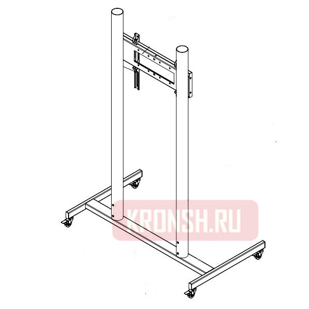 Стенд для телевизора ARTKRON PMW-75M (чёрный) 