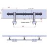 Кронштейн для трёх мониторов ARTKRON 310STD Rotation (серебристый) 