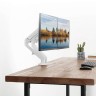 Кронштейн для двух мониторов Uniteki FMGT82W (белый)