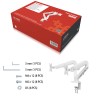 Кронштейн для двух мониторов Uniteki FMGT82W (белый)