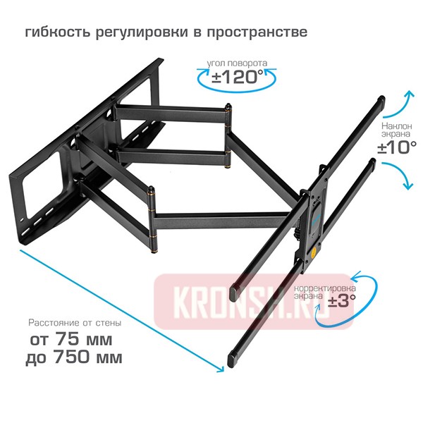 кронштейн для телевизора Tuarex Alta-660