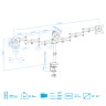 кронштейн на 3 монитора Arm-Media LCD-T15