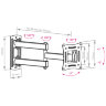 Кронштейн для телевизора Arm-Media LCD-104 (чёрный)