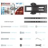 Кронштейн для телевизора Arm-Media LCD-415 (чёрный) 